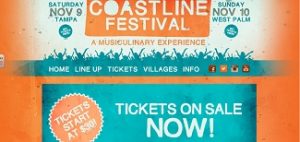 Coastline Music Festival Flyer