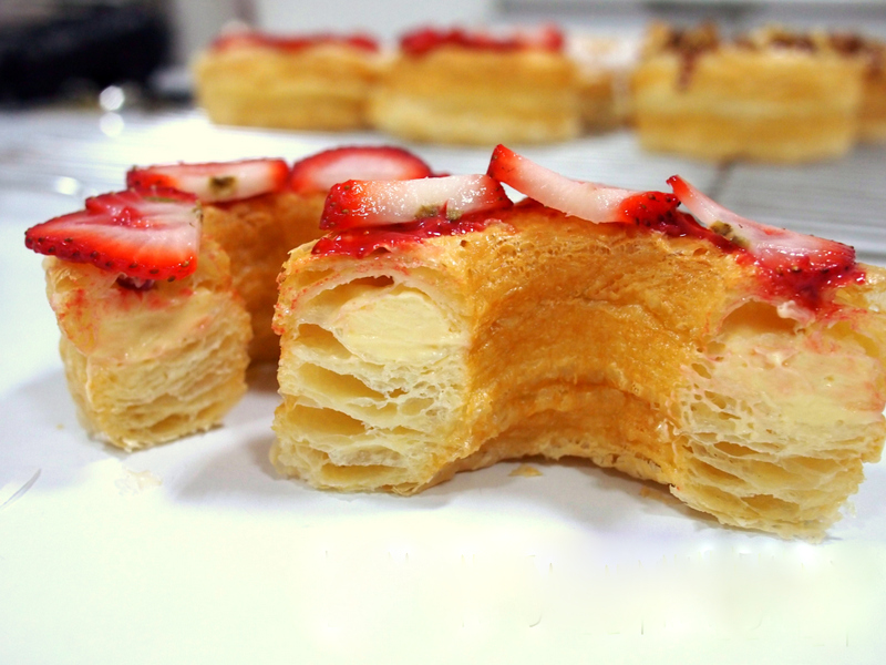 The sensational hybrid, the cronut, has customers lined down the street in front of Dominique Ansel's bakery everyday. (Flickr/CCFoodTravel)