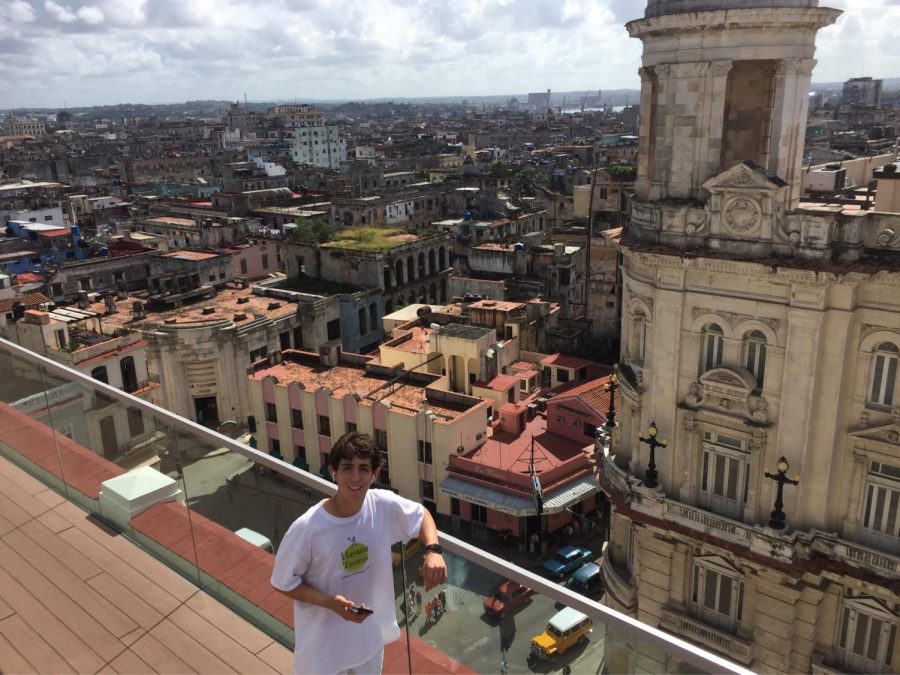 Daniel is all smiles during his visit to Cuba.