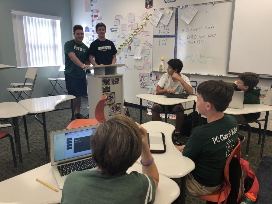 Brett and Shane talk to a few PC eighth graders about the high school experience.