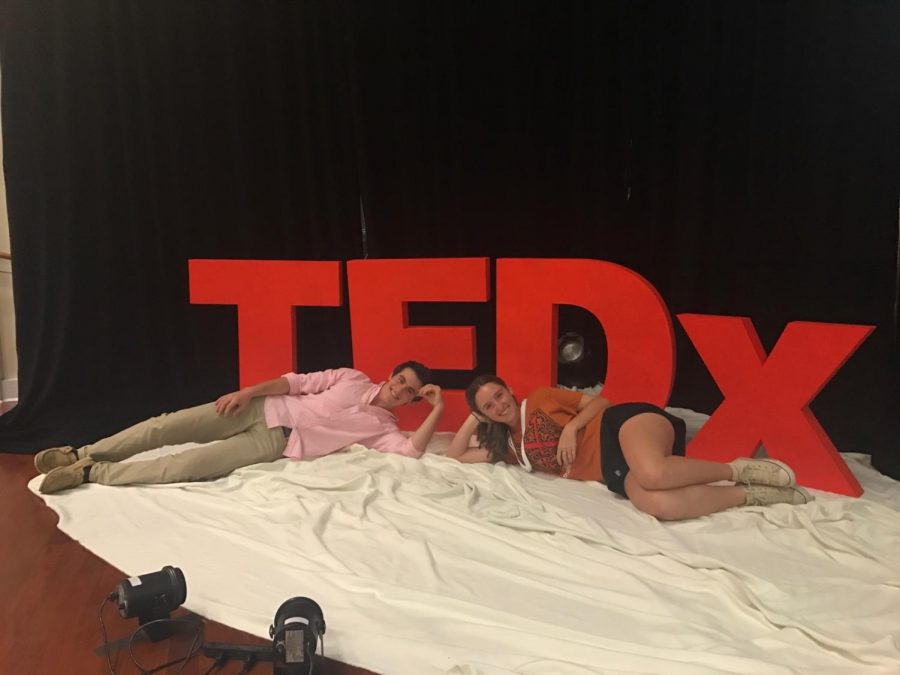 Eric and Olivia have some fun before the Tedx event on March 1st. 