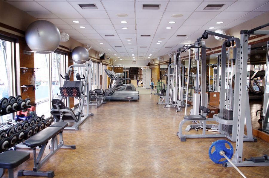 Getting fit can be done at home or in a well-equipped gym like this one.