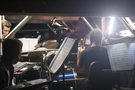 An inside look from the orchestra pit (via Anna Selden)
