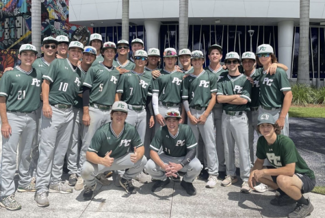 Pre-game picture outside the Marlins stadium