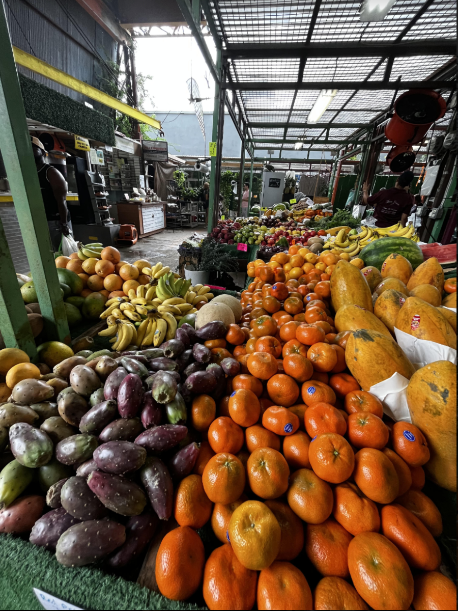 Fresh, local produce from a stand at the market.