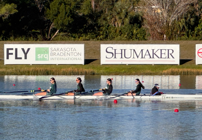 Pine Crest crew athletes traveled to Sarasota to compete in the Matt Able Speed Fiesta.