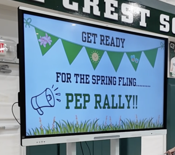 Springing into Spring Fling with the Pep Rally.